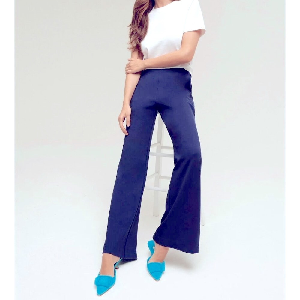 Isaac Mizrahi Wide Leg Stretch Pant XL TALL